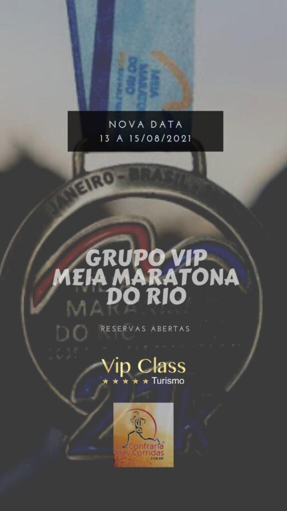 Grupo Vip para a Meia Maratona do Rio de Janeiro 2021